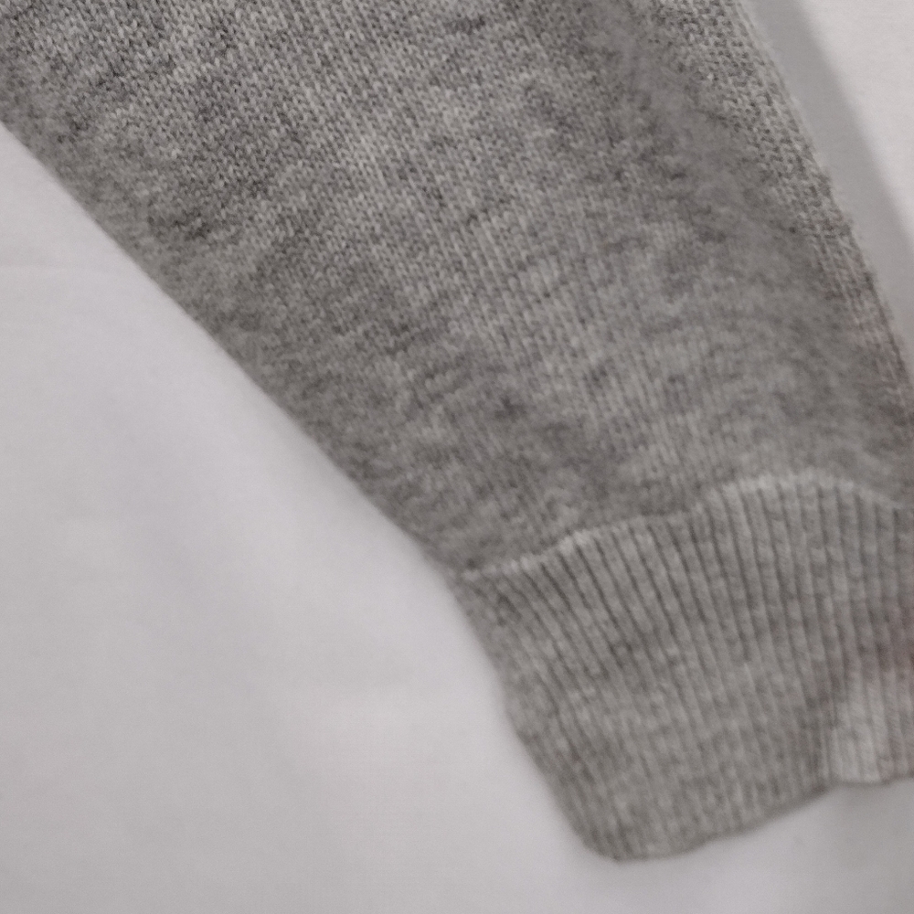 Banana Republic Merino Wool Two Tone Sweater Mens XL Gray Retro 90s Y2K Casual - Picture 3 of 8